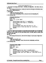 Bài tập Turbo Pascal